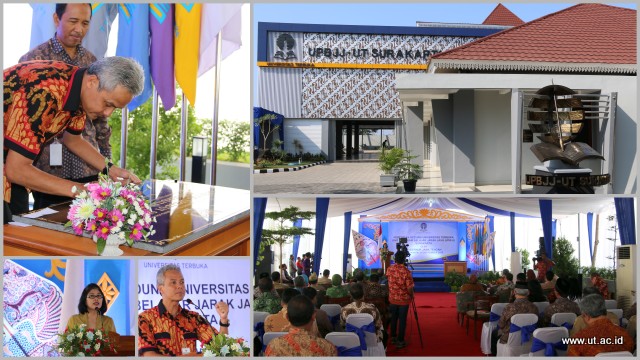Peresmian gedung UPBJJ-UT Surakarta oleh Gubernur Jateng 2015